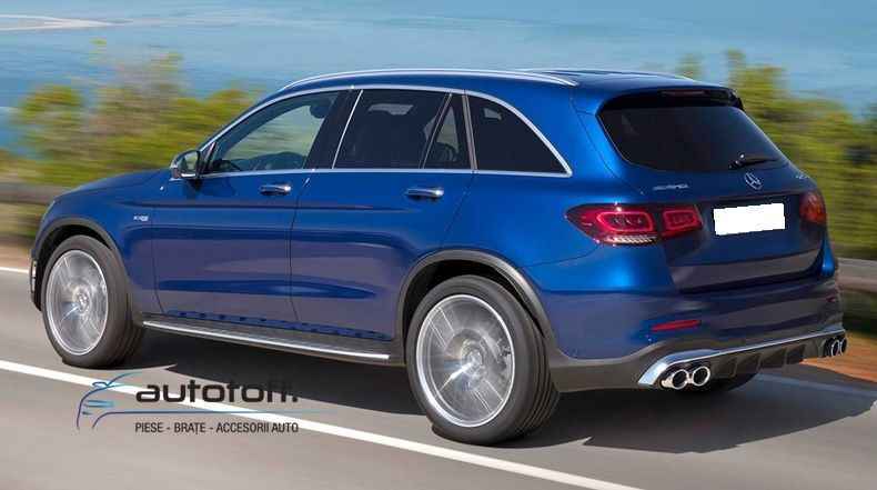 Difuzor bara spate compatibil Mercedes GLC X253 SUV Facelift (2019+) AMG43 Design
