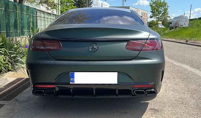 Difuzor bara spate Mercedes S-Coupe C217 A217 (2014-2017) S63 AMG Black Design