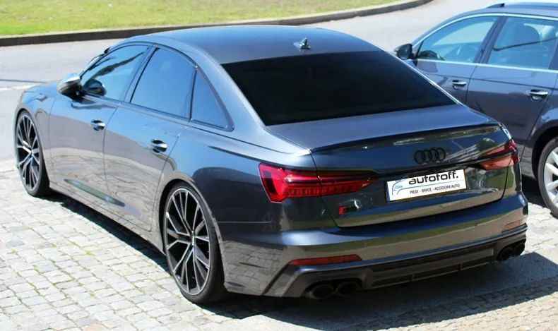 Difuzor bara spate Audi A6 C8 (2018+) model S6 Negru lucios