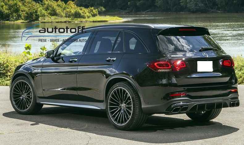 Difuzor bara spate Mercedes GLC X253 SUV Facelift (2019+) AMG Black Look