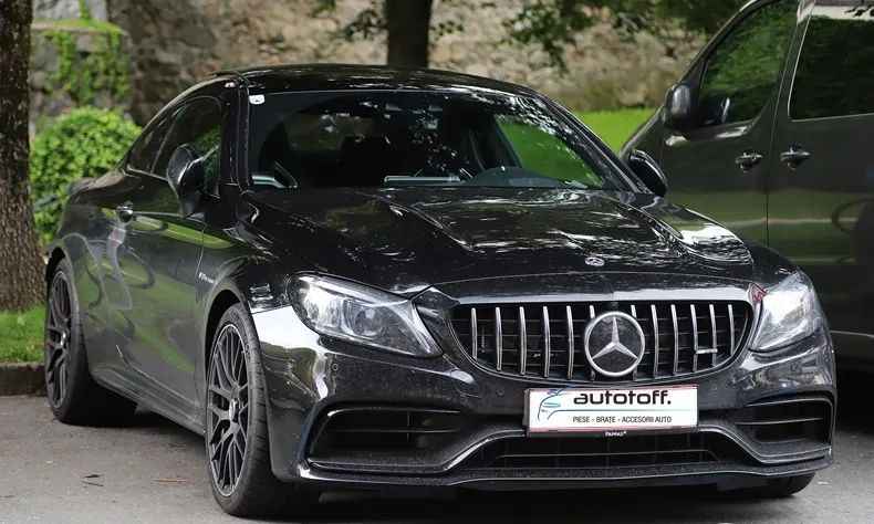 Bara fata si difuzor bara spate Mercedes C205 A205 C-Class (14-18) C63 Design