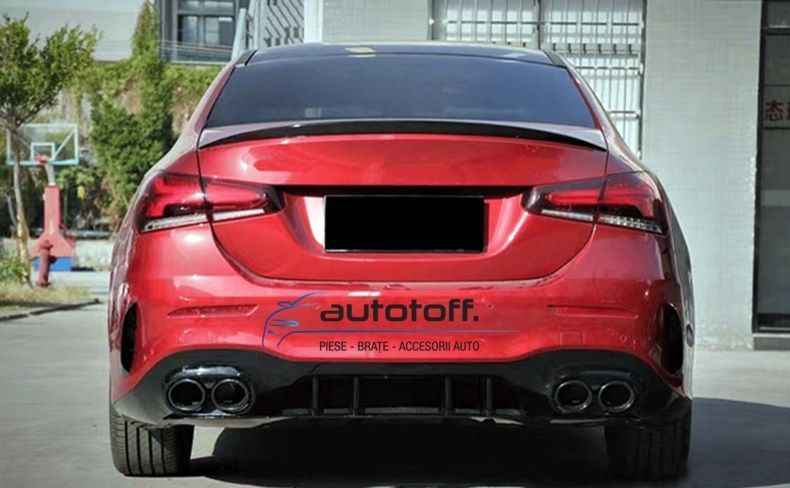 Difuzor bara spate Mercedes A-Class V177 (2018+) Black Look