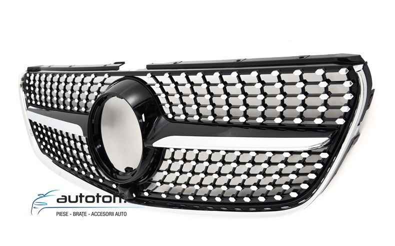 Grila compatibila cu Mercedes V-Class W447 (14-19) model Diamond