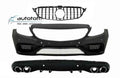 Bara fata cu Grila Centrala si Difuzor bara spate Mercedes C-Class W205 S205 (14-18) C63 Design