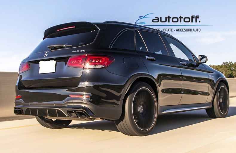 Difuzor bara spate Mercedes GLC X253 SUV Facelift (2019+) AMG Black Look