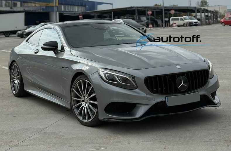 Grila Mercedes S-Coupe C217 A217 compatibila cu Coupe Cabrio (14-17) Panamericana Black