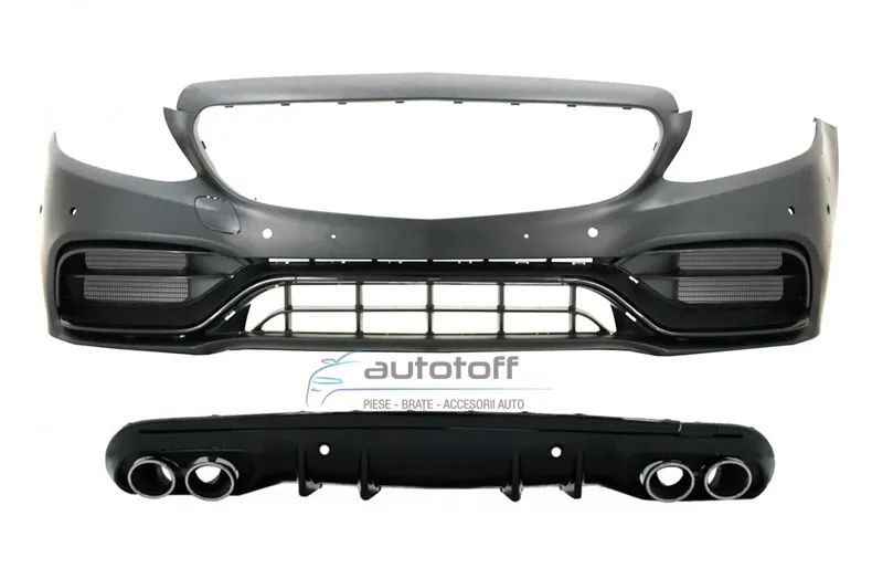Bara fata Mercedes C-Class W205 + Difuzor bara spate C53 AMG Design (2014+)