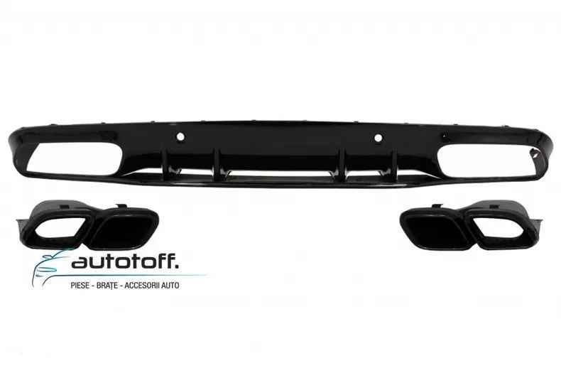 Bara fata si Difuzor bara spate Mercedes C-Class C205 A205 (14-19) C63 Design