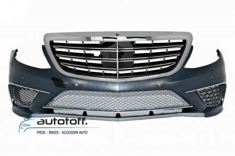 Bara fata si grila centrala compatibila Mercedes S-Class W222 (13-17) S65 Design