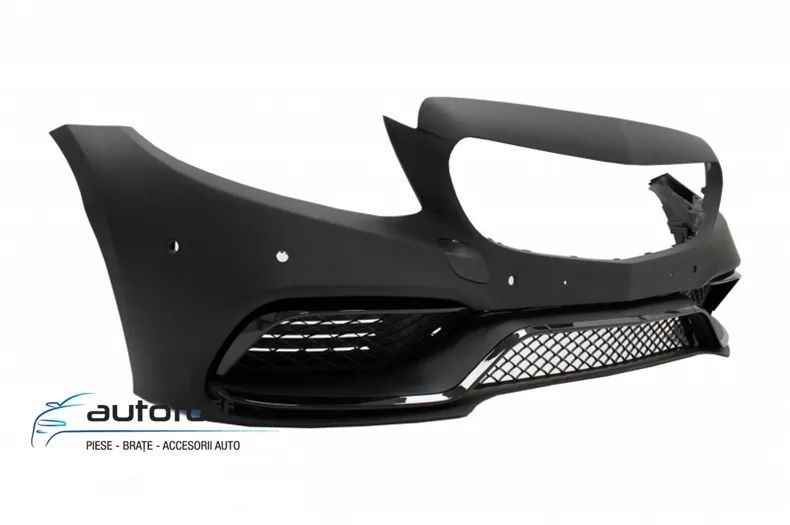 Bara fata cu Grila Centrala si Difuzor bara spate Mercedes C-Class W205 S205 (14-18) C63 Design