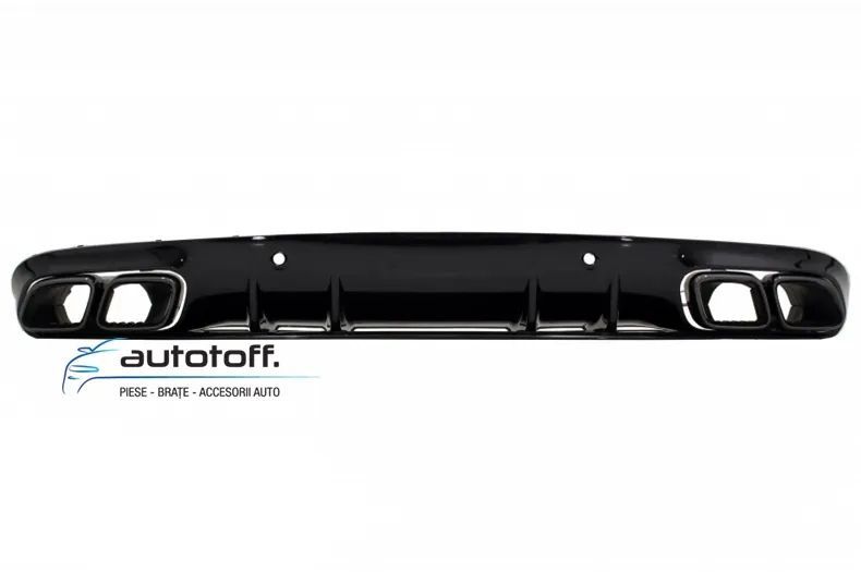 Bara fata si Difuzor bara spate Mercedes C-Class C205 A205 (14-19) C63 Design