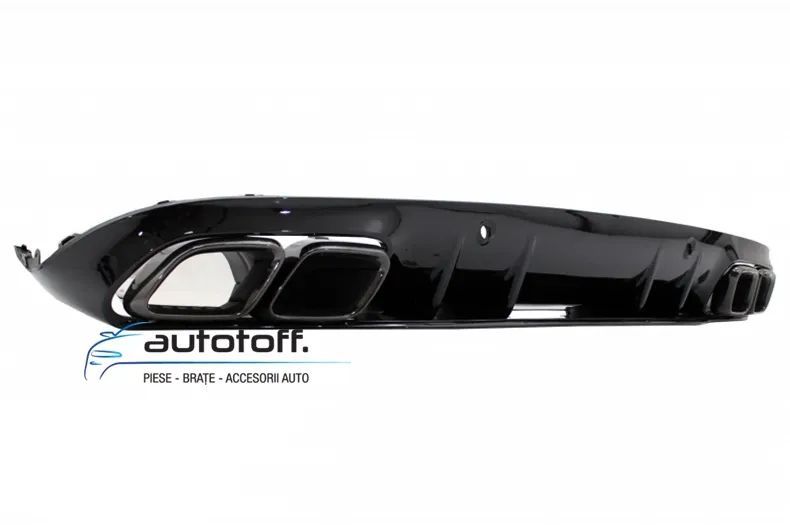 Bara fata si Difuzor bara spate Mercedes C-Class C205 A205 (14-19) C63 Design