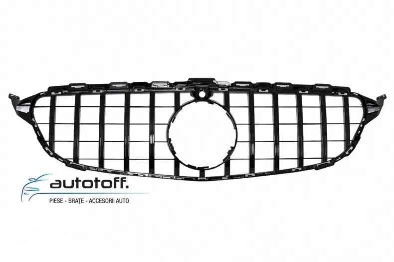 Bara fata cu Grila Centrala si Difuzor bara spate Mercedes C-Class W205 S205 (14-18) C63 Design