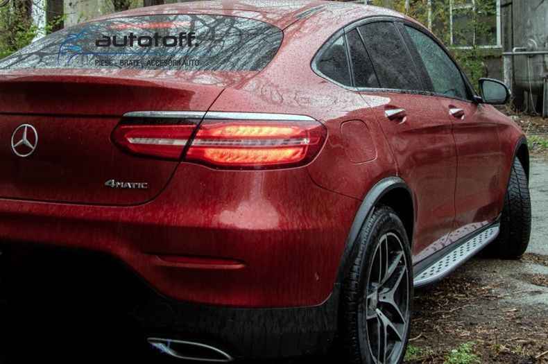 Trepte laterale din aluminiu MERCEDES BENZ GLC SUV X253 Coupe C253