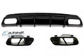 Difuzor bara spate Mercedes W176 A-Class (12-15) AMG Look