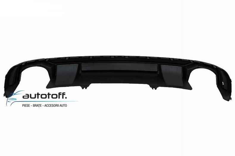 Difuzor bara spate compatibil Audi A4 B9 8W (15-19) Negru lucios