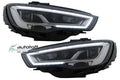 Faruri Full LED Audi A3 8V (13-16) HID/XENON cu Semnalizare Dinamica Secventiala