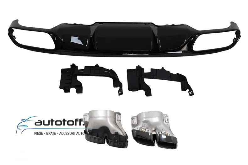 Difuzor bara spate Mercedes W213 S213 Standard (16-20) model E63 Black
