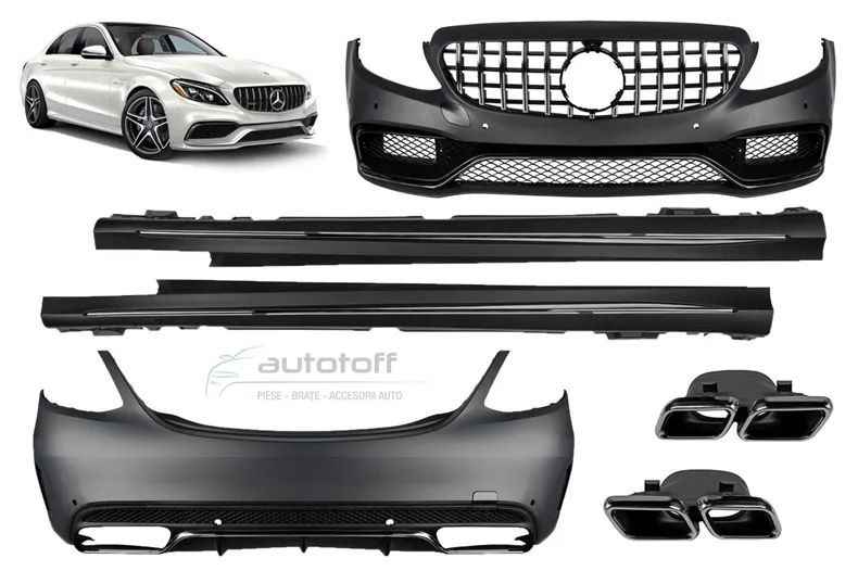 Pachet Exterior Mercedes W205 C-Class (2014+) C63 Design