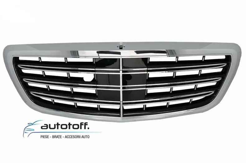 Bara fata si grila centrala compatibila Mercedes S-Class W222 (13-17) S65 Design