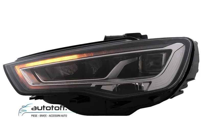 Faruri Full LED Audi A3 8V (13-16) HID/XENON cu Semnalizare Dinamica Secventiala