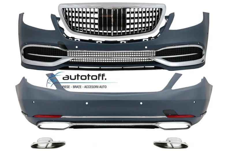 Pachet exterior compatibil Mercedes W222 Facelift (17-20) MBH Design