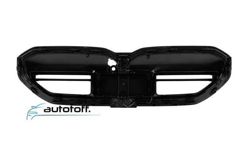 Grila iluminata compatibila cu BMW Seria 5 G60 G61 (2024+) Negru lucios cu LED