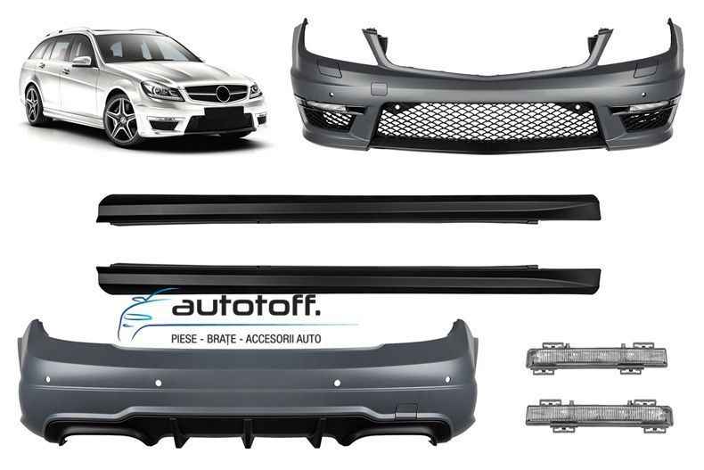 Pachet exterior Mercedes S204 T-Modell Facelift (11-14) AMG C63 Design