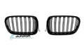 Grile duble iluminate compatibile cu BMW X3 F25 (10-13) Negru lucios cu LED