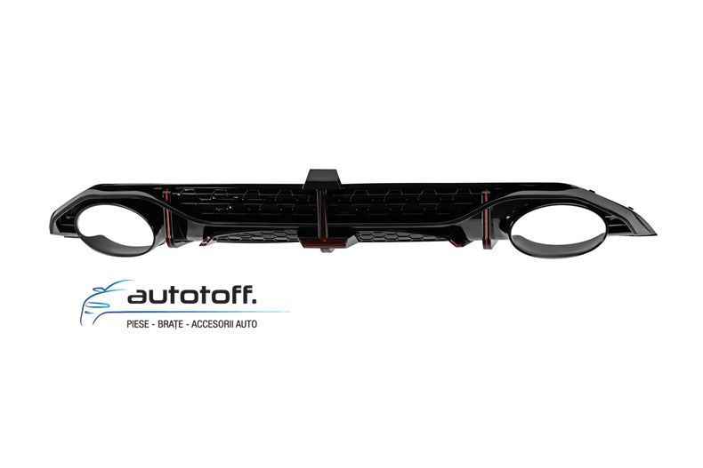 Difuzor bara spate compatibil cu Audi A3 8Y (2020+) RS3 Design