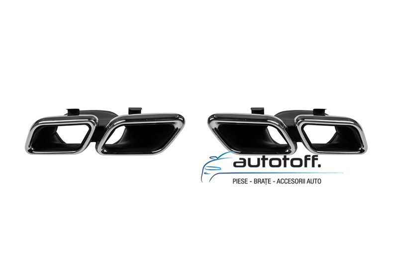 Difuzor bara spate Mercedes GLC X253 SUV Facelift (2019+) AMG Chrome Design