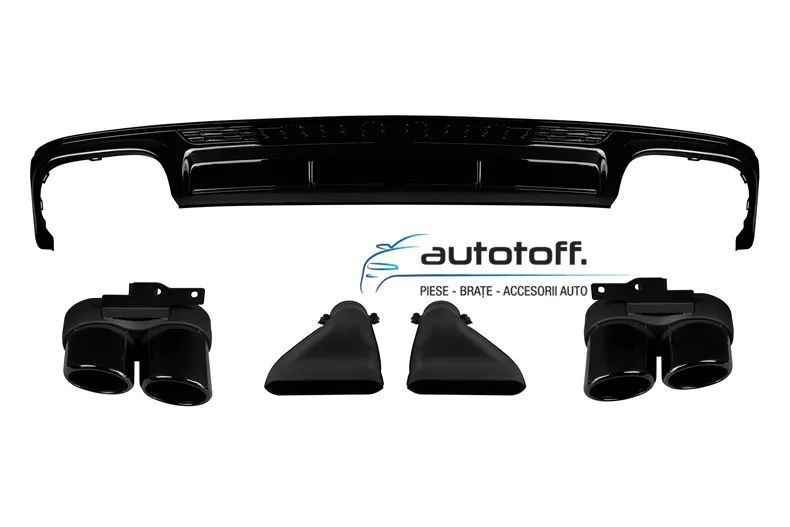 Difuzor bara spate S6 Audi A6 C8 (2018+) Full Black