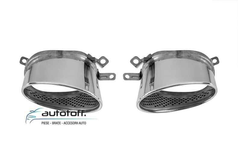 Difuzor bara spate compatibil Audi A6 4G C7 (14-18) Negru lucios