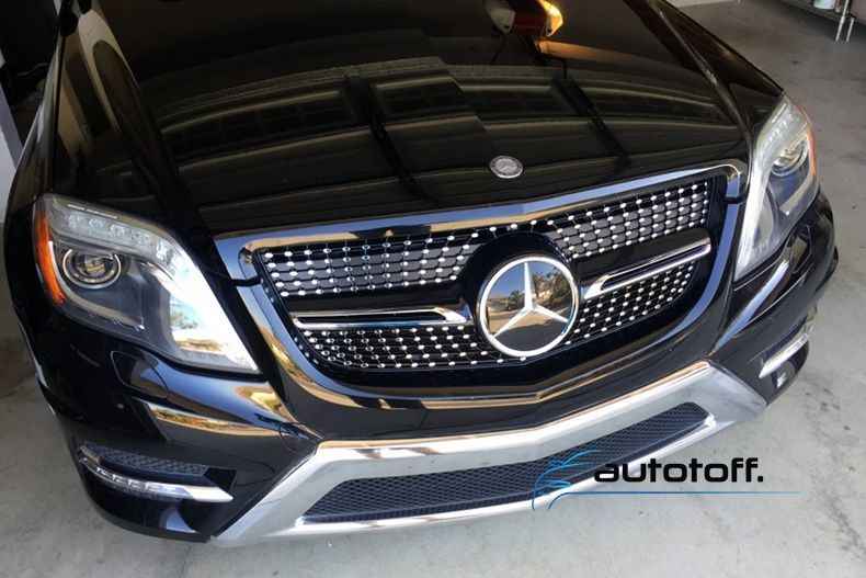 Grila compatibila cu Mercedes GLK X204 Facelift (2013-2015) Diamond design