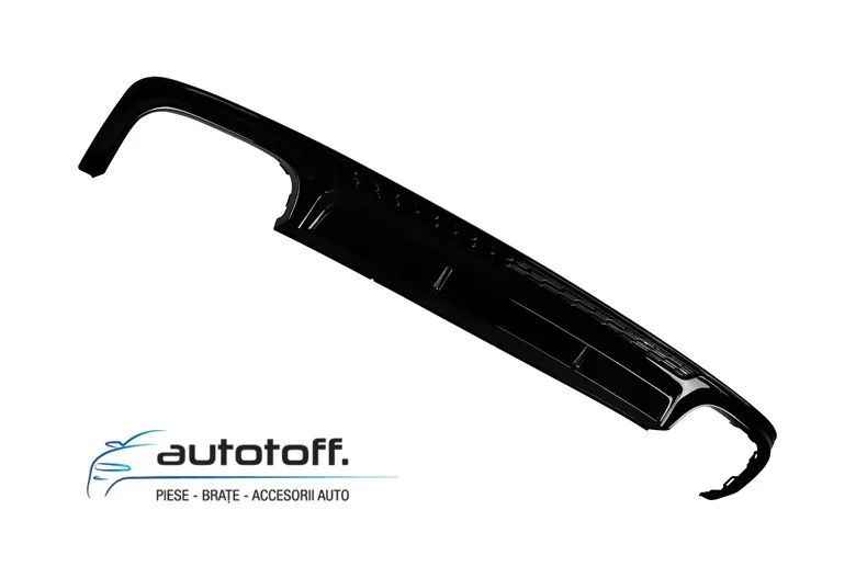 Difuzor bara spate Audi A6 C8 (2018+) model S6 Negru lucios