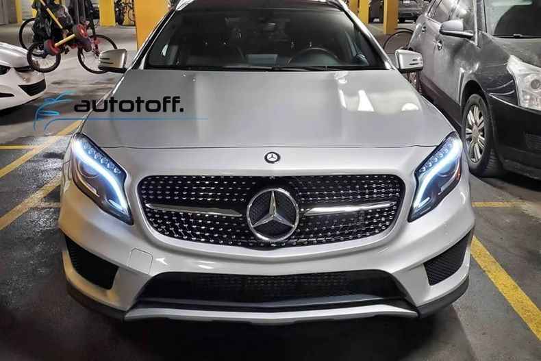 Grila centrala Mercedes GLA X156 (13-17) Diamond Design