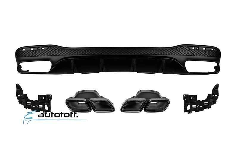 Difuzor bara spate Mercedes GLE W166 (15-18) Black AMG63