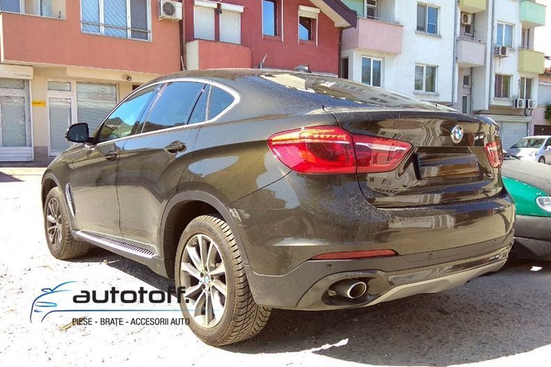 Praguri laterale BMW X6 F16 (2015+) - trepte aluminiu