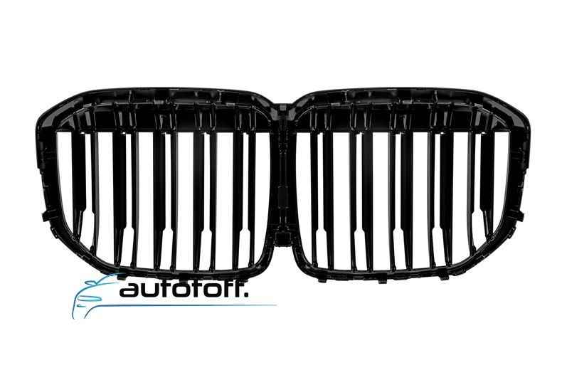 Grila dubla BMW X7 G07 compatibila cu BMW X7 (18-22) M Negru lucios