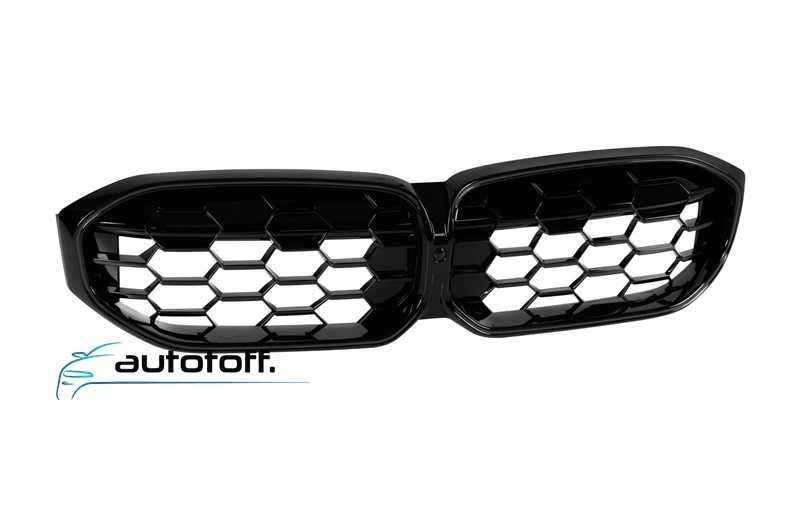 Grila iluminata compatibila cu BMW G20 G21 Facelift (2023+) Negru lucios cu LED