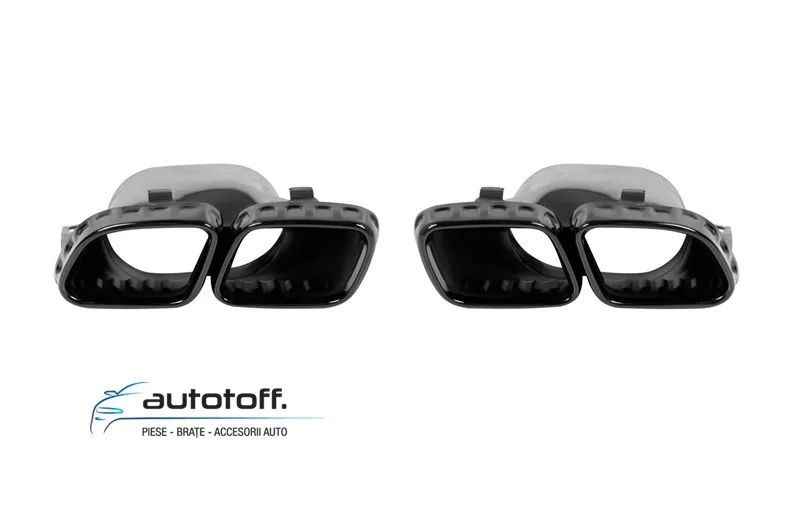 Difuzor bara spate compatibil Mercedes GLC X254 SUV (2023+) 63AMG Black