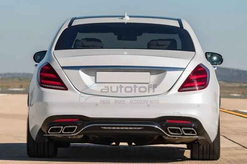Difuzor S63 Design compatibil cu Mercedes S-Class W222 (2017-2020)
