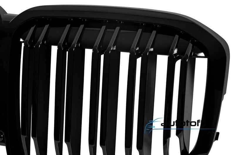 Grila dubla BMW X7 G07 compatibila cu BMW X7 (18-22) M Negru lucios