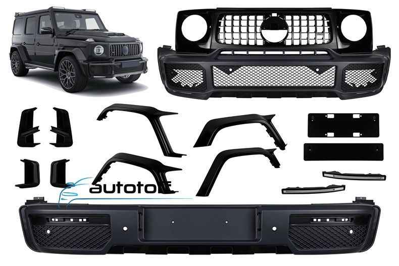 Pachet exterior Mercedes W464 W463 G-Class (2018+) Brabus G800 Design