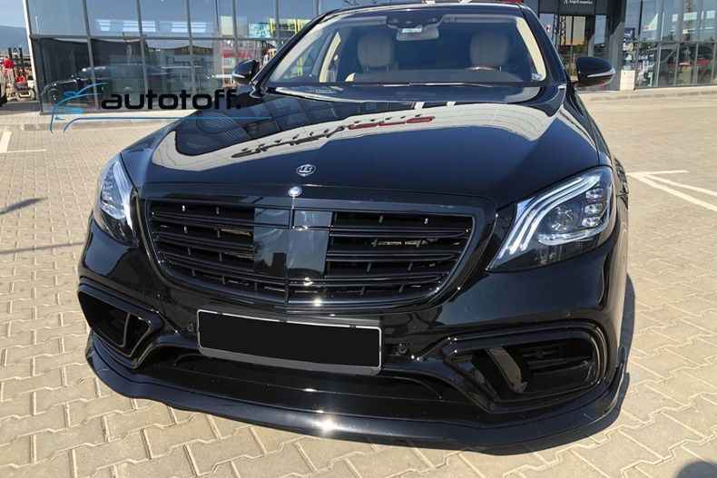 Grila Mercedes S-Class W222 (2013-2020) Black Facelift Design