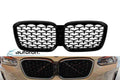 Grila compatibila cu BMW X3 G01 LCI X4 G02 LCI (22-24) Negru lucios cu LED
