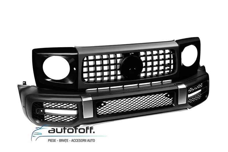 Pachet exterior compatibil Mercedes G-Class W463 (08-17) G63 Wide Body Conversie 2018+
