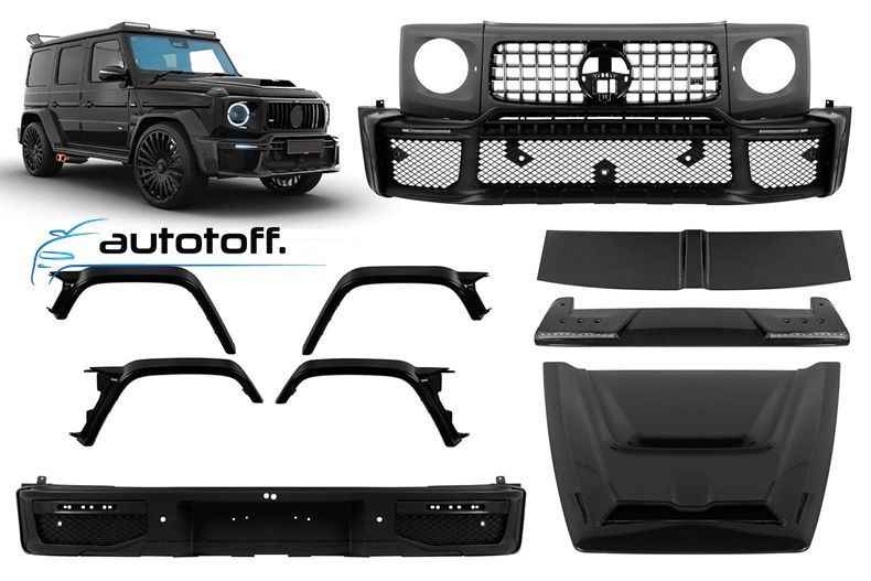 Body kit cu accesorii din Carbon compatibil cu Mercedes G-Class W464 (18-23) BRB W465 Design