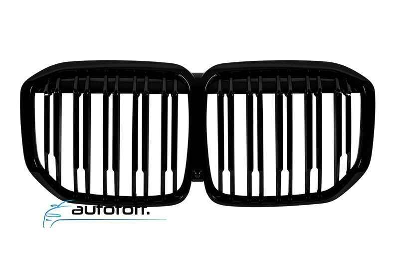 Grila dubla BMW X7 G07 compatibila cu BMW X7 (18-22) M Negru lucios