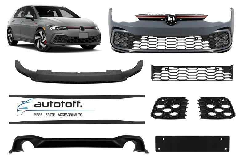 Pachet exterior compatibil VW Golf 8 Hatchback (2019+) GTI Design